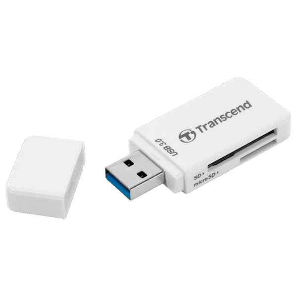 Cititor de carduri Transcend TS-RDF5, USB Type-A, Alb