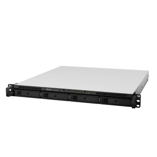 SYNOLOGY "RS1619xs+", 4-bay, Intel Xeon 4-core 2.2-2.7GHz, 8Gb*1+3Slots, 2xM.2, 4x1GbE, PCIe, 2x150W