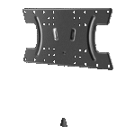 Suport înclinat pe perete Reflecta Planoled 65-4020T, Negru