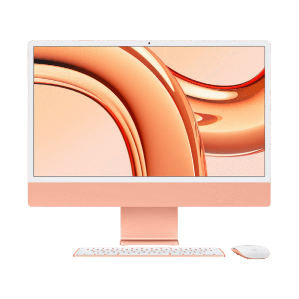 Computer All-in-One Apple iMac A2873, 24", M3 with 8-core CPU and 10-core GPU, 16GB/1024GB, macOS Sonoma, Portocaliu