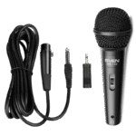 Microfon Karaoke SVEN MK-110, Cu fir, Negru
