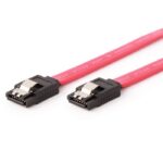 Cable Serial ATA III 1m data cable, metal clips, Cablexpert CC-SATAM-DATA-XL - Image 2