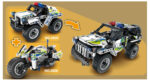 Constructor XTech Pull Back Police Motorbike - Image 3