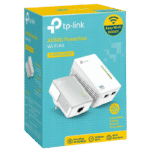 Wi-Fi + Powerline adapter TP-LINK TL-WPA4220 KIT, AV600, 600 Mbps, Alb - imagine 4