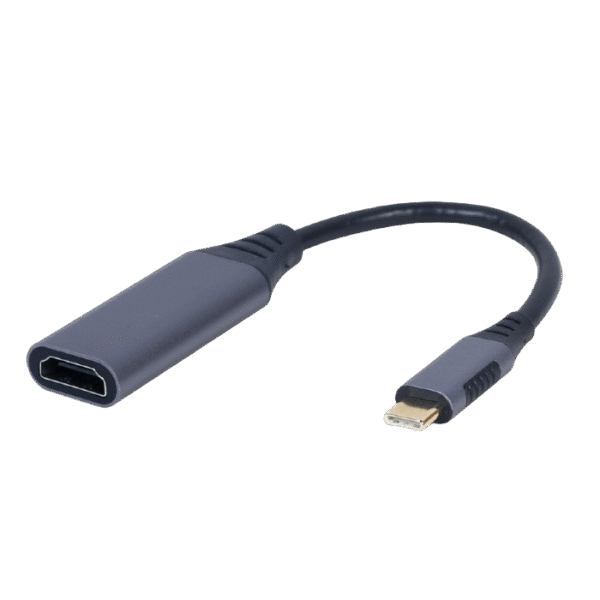 Cablu Video Cablexpert A-USB3C-HDMI-01, USB Type-C (M) - HDMI, 0,15m, Gri