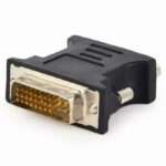 Adaptor Video Cablexpert A-DVI-VGA-BK, DVI-I (M) - VGA D-Sub (F), Negru - imagine 2