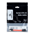 Cable Serial ATA III 1m data cable, metal clips, Cablexpert CC-SATAM-DATA-XL - Image 5