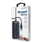 Adaptor Hub Gembird UHB-U2P10P-01, Negru - imagine 7