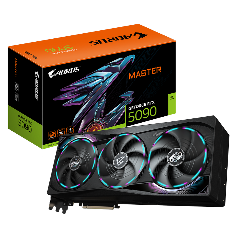 0db5169e-0326-4c1d-9f56-73c991517118 Placă Video Gigabyte Aorus Master RTX5090, 32GB GDDR7 512bit - Image 1