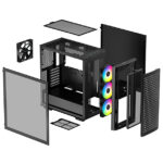 Carcasă PC Deepcool CK560, Midi-Tower, ATX PS2 , Negru - imagine 12