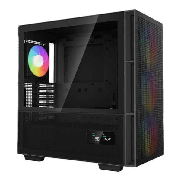 Carcasă PC Deepcool CH560 Digital, Midi-Tower, Fără PSU, Negru