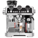 Cafetiera manuala DeLonghi EC 9865.M, 1450W, Oțel inoxidabil - imagine 2