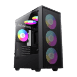 Carcasă PC Gamemax Storm, Mini-Tower, Fără PSU, Negru - imagine 3