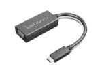 Adaptor USB Lenovo USB-C to VGA, Negru - Image 2