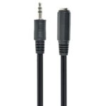 Cablu audio Cablexpert CCA-423, 3.5mm 3-pin (F) - 3.5mm 3-pin (M), 1,5m, Negru - imagine 4