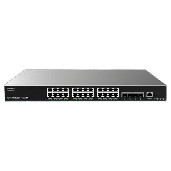Switch de rețea Grandstream GWN7813, 24x 10/100/1000 Mbps
