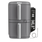 Friteuză cu aer cald Ninja Double Stack XL Smart SL451EU, Gri