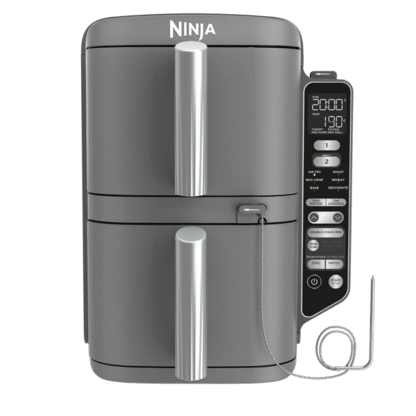 Friteuză cu aer cald Ninja Double Stack XL Smart SL451EU, Gri