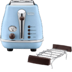 Toaster DeLonghi CTOV 2103 AZ, Albastru deschis - imagine 4