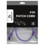 Patch Cord Cat.6/FTP,    0.5m, Purple, PP6-0.5M/V, Cablexpert - Image 4