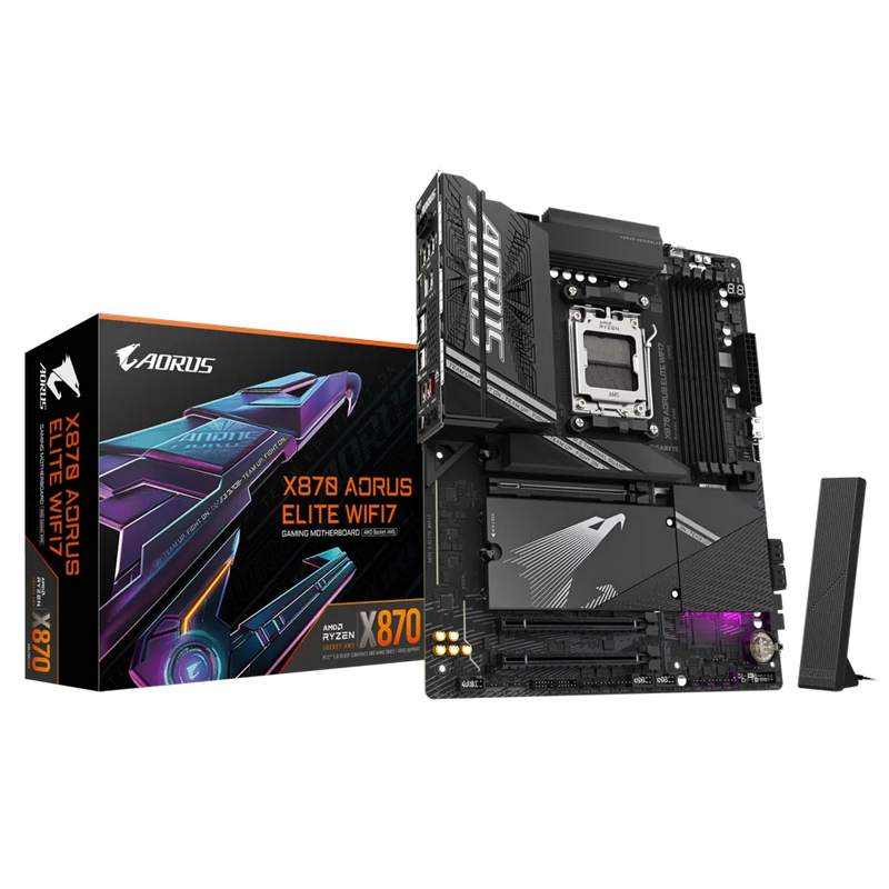 1902ad42-a0be-455a-b895-9187495aafd2 Placă de bază Gigabyte X870 A ELITE WIFI7, AM5, AMD X870, ATX - Image 1
