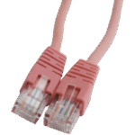 3m, Patch Cord  Pink, PP12-3M/RO, Cat.5E, Cablexpert, molded strain relief 50u" plugs - Image 5