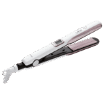 Placă de îndreptat părul Rowenta Premium Care Liss & Curl SF7660F0, Alb | Roz - imagine 7