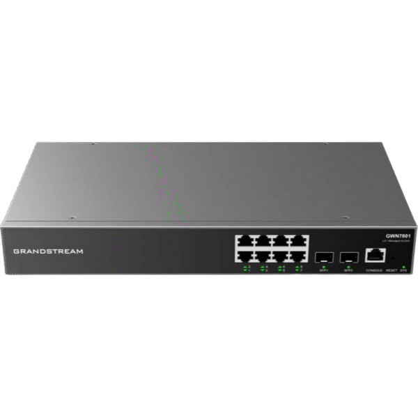 Switch de rețea Grandstream GWN7801, 8x 10/100/1000 Mbps