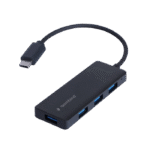 Type-C 3.1 USB Hub, 4-port Output: 4 x USB3.0, Gembird "UHB-CM-U3P4-02" - imagine 2