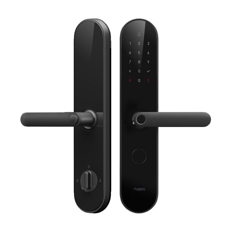 1bd8c528-4bf4-4c4b-a713-fc6dc848bae8 Încuietoare inteligentă AQARA Door lock N100 Bluetooth, Negru - Image 1