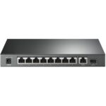 10-port 10/100/1000Mbps POE+ Switch TP-LINK "TL-SG1210P", 8 PoE+ ports, 63W Budget, SFP, Steel Case - Image 2