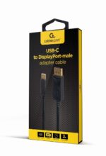 Cablu Video Cablexpert A-CM-DPM-01, USB Type-C (M) - DisplayPort (M), 2 m, Negru - imagine 3
