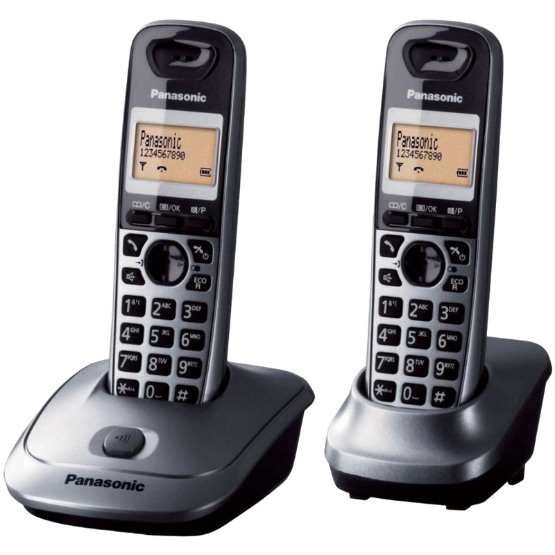 1e8a2606-87a6-47a9-aad1-a476a5ccfbe7 Telefon DECT Panasonic KX-TG2512, Gri Metalic - Image 1