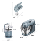 Colecția de bucătărie Kenwood CPG 35.000 GY, Albastru deschis - Image 4
