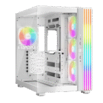 Case ATX be quiet! Ligh Base 600 LX, w/o PSU, 4x120mm ARGB fan, ARGB strips, Front & Side TG, DF, VG
