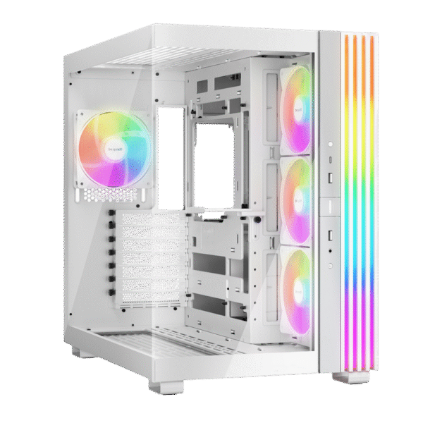 Case ATX be quiet! Ligh Base 600 LX, w/o PSU, 4x120mm ARGB fan, ARGB strips, Front & Side TG, DF, VG