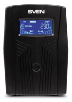 Sursă de alimentare neîntreruptibilă SVEN Pro  50 LCD, Linear-interactiv, 650VA, Turn - imagine 3