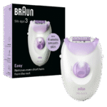 Epilator Braun SE3000, Alb | Violet - Image 2