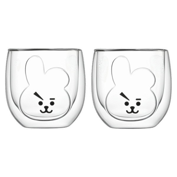 Set de pahare Ardesto 300 ml, 2 bucs, Transparent