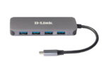 Adaptor Hub D-Link DUB-2340, Gri - imagine 2