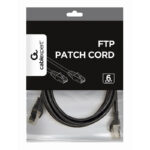 Patch cord Cablexpert PP6-2M/BK, Cat6 FTP , 2m, Negru - Image 5