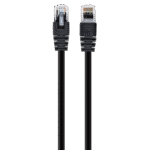 Patch cord Cablexpert PP12-0.25M/BK, CAT5e UTP, 0,25m, Negru