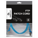 Patch cord Cablexpert PP6-1M/B, Cat6 FTP , 1m, Albastru - Image 2