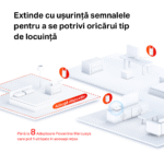 Wi-Fi + Powerline adapter MERCUSYS MP510 KIT, AV1000, 1000 Mbps, Alb - imagine 15