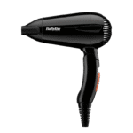 Uscător de păr compact BaByliss Travel Dry 5344E, 2000 W, Negru