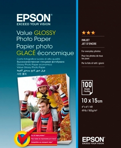 Hârtie fotograficăEpson Value Glossy, А6