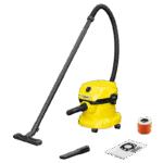 Aspirator Karcher WD 2 PLUS V-12/4/18/C, Galben - imagine 2
