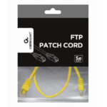 Patch cord Cablexpert PP22-1M/Y, Cat5e FTP, 1m, Galben - Image 5