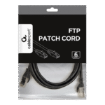 Patch cord Cablexpert PP6-2M/BK, Cat6 FTP , 2m, Negru - Image 6