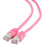 Patch cord Cablexpert PP6-1M/RO, Cat6 FTP , 1m, Roz - imagine 6
